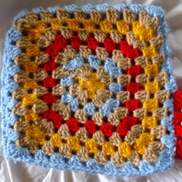 Quick Crochet Recipe: Granny Square Baby Hat